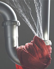Plumbing emergency, broken pipe